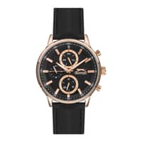 Slazenger Gents Stainless Steel Watch SL.9.6564.2.05 Black