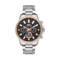 Slazenger Gents Stainless Steel Watch SL.9.6565.2.05 Black
