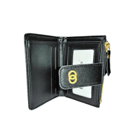 Ladies Leather Small Wallet- Black - image 2