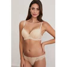 Eros Lingerie Lında Almond Semi Push-up (Half Padded) Bra Set ersk812