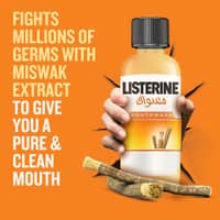 Listerine Miswak Mouthwash at 95ml - image 3