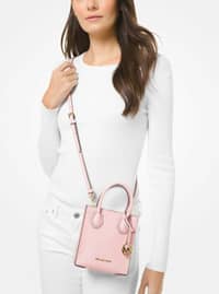 Michael Kors Ladies Messenger Nano Cross Body Bag 35S1GM9T0L Powder Blush - image 3