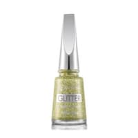 Flomar Glitter Nail Enamel - GL04 Gold Rush