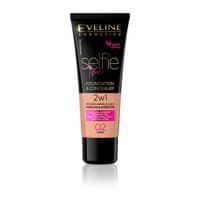 Eveline Selfie Time Foundation and Concealer 30ml - 02 Ivory