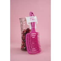 Penguins Detangling Hair Brush - Pink