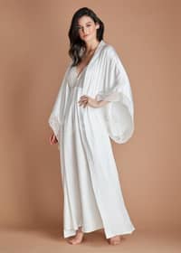 Dagi Lingerie Miss Dressing Gown 4512kc - Black · 1 Small