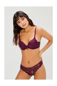 Cansoy Supported Bra 161 - Purple · 34B