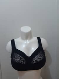BLS Clarise Cotton Bra - Black