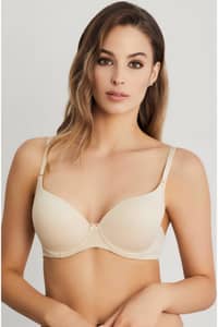 Eros Lingerie Rose Eared Non-Padded Single Bra Ersk110 - Skin · 42C