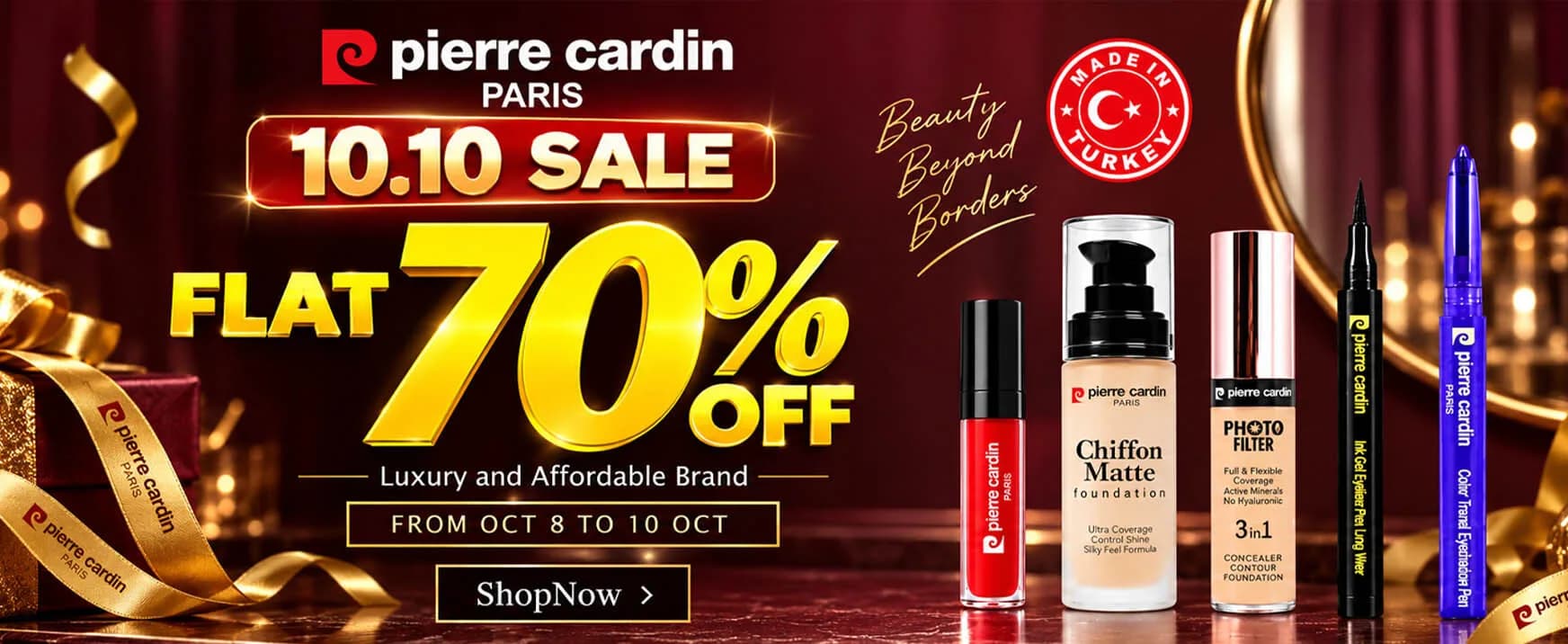 Pierre Cardin Paris cosmetics