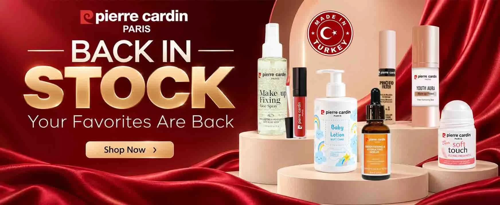 Restocking Pierre cardin