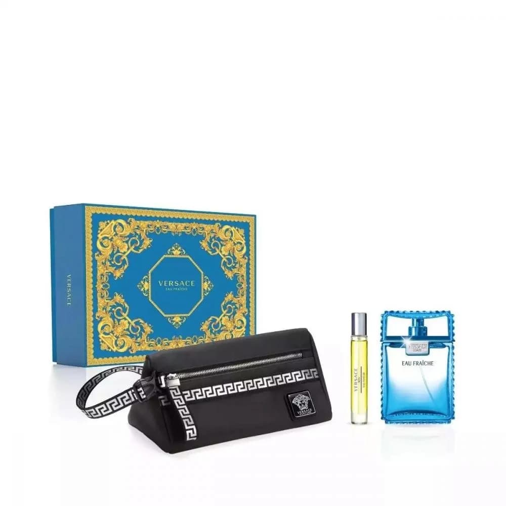Versace Eau Fraiche 3PCS EDT Gift Set For Men