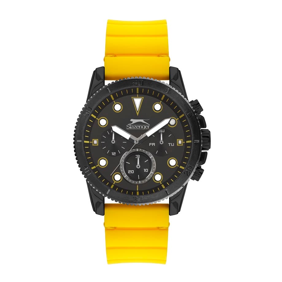 Slazeger Gents Stainless Steel Watch SL.09.2012.2.03 Black