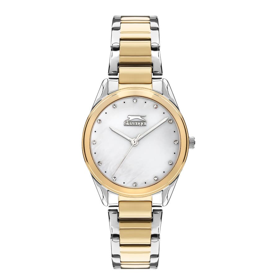 Slazeger Ladies Stainless Steel Watch SL.09.2013.3.04 White