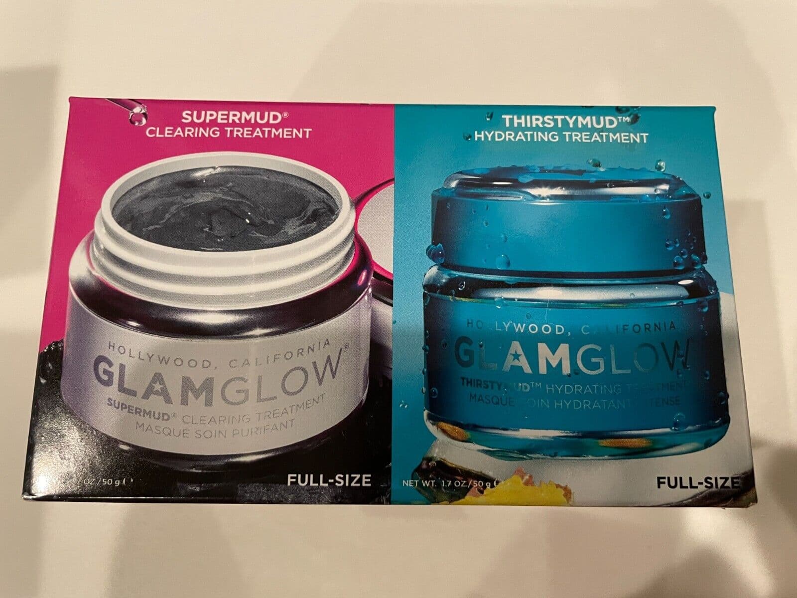 GlamGlow ThirstyMud & Super Mud Treatment Mask Set