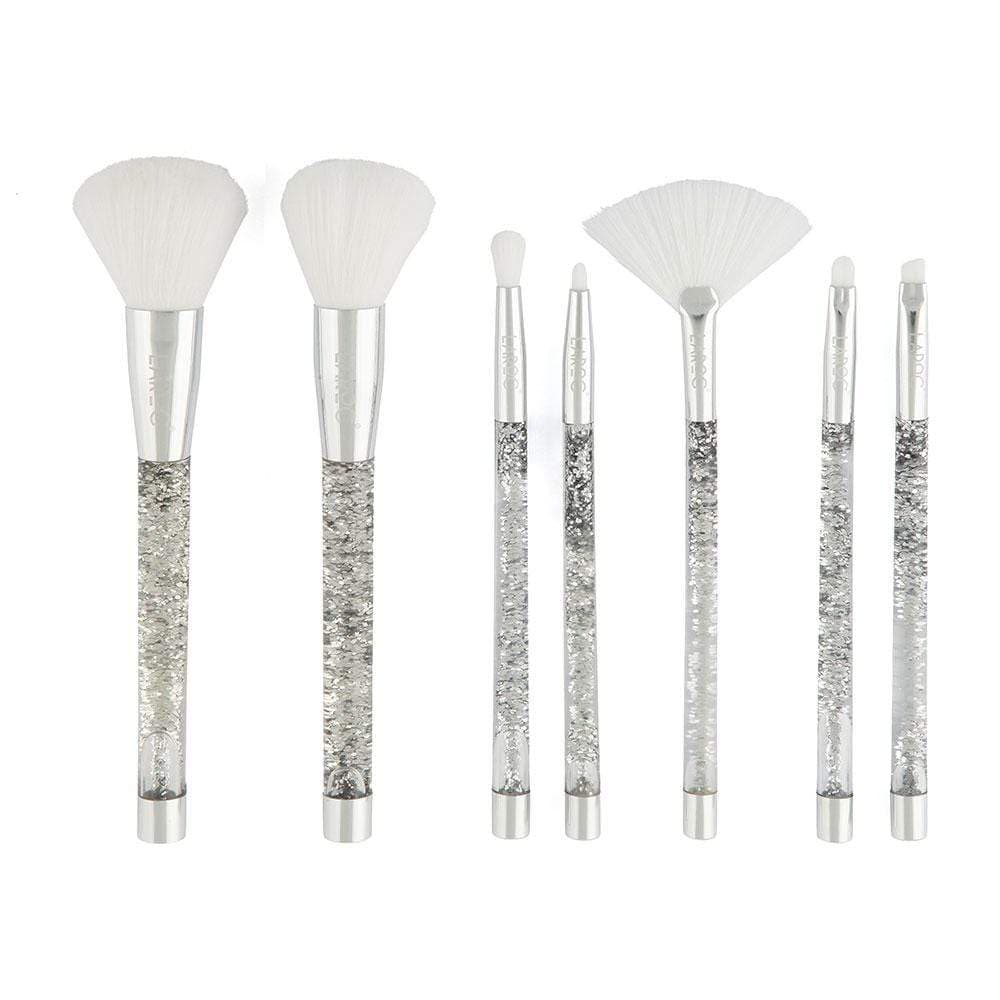Beauty Creations Liquid Sparkle Silver 7 Pc Brush Set
