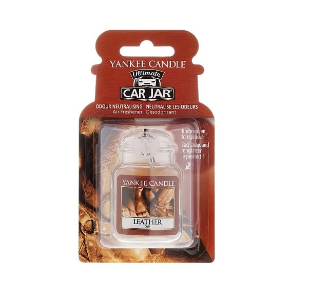 Yankee Candle Leather Ultimate Car Jar