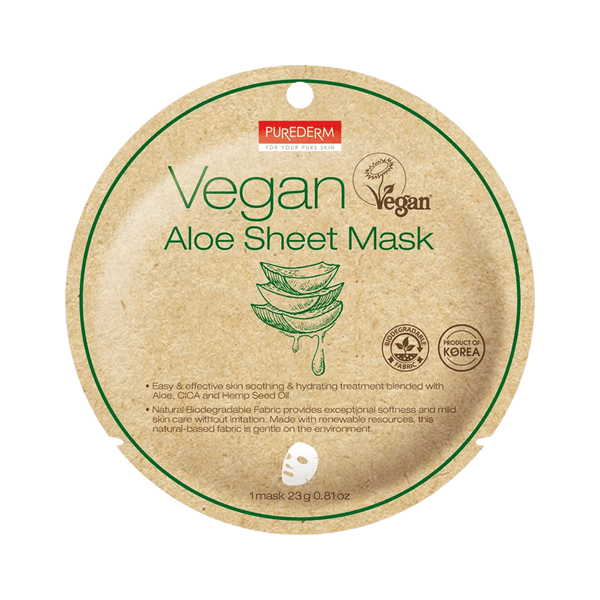 Purederm Vegan Aloe Sheet Mask