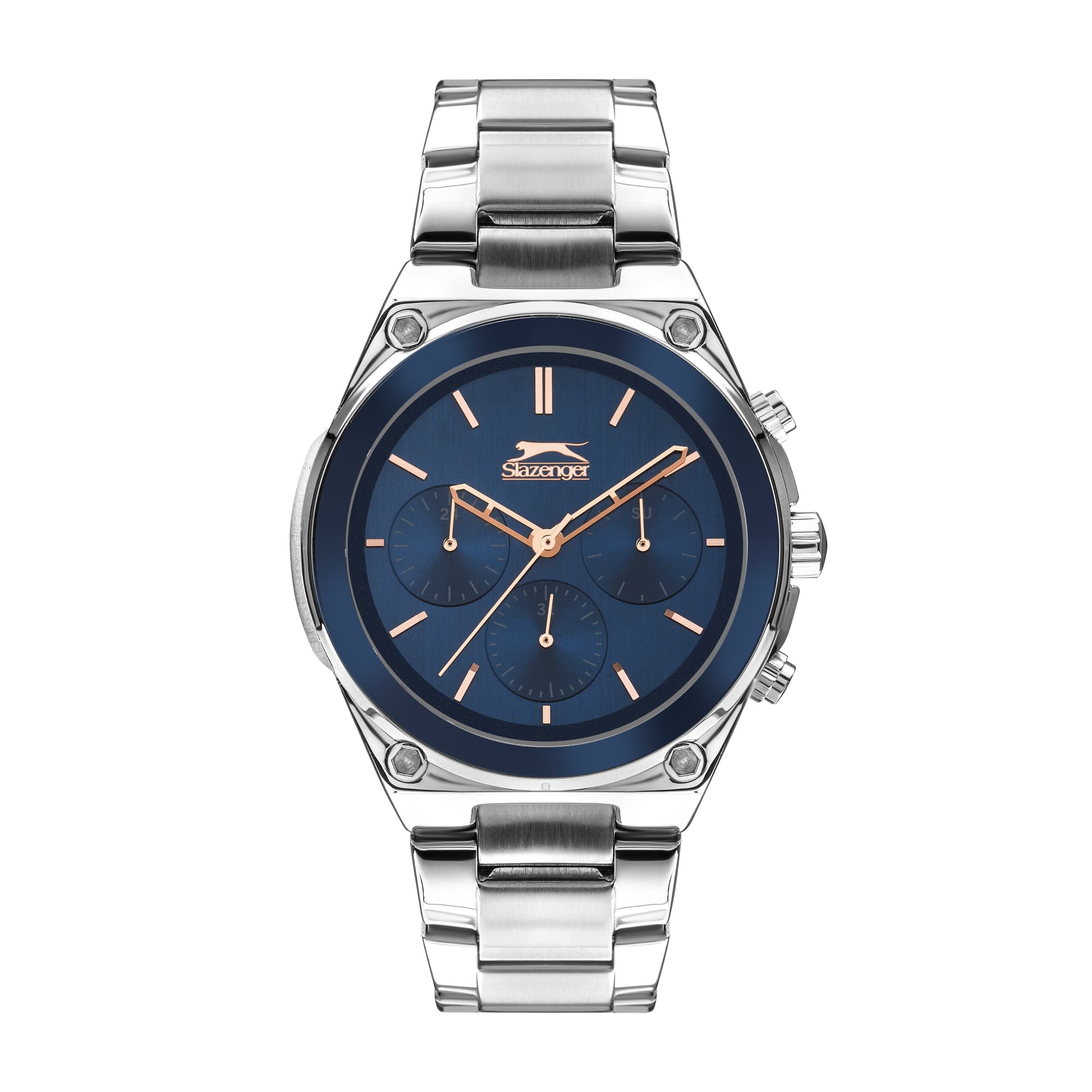 Slazenger Gents Stainless Steel Watch SL.09.2027.2.04 Blue