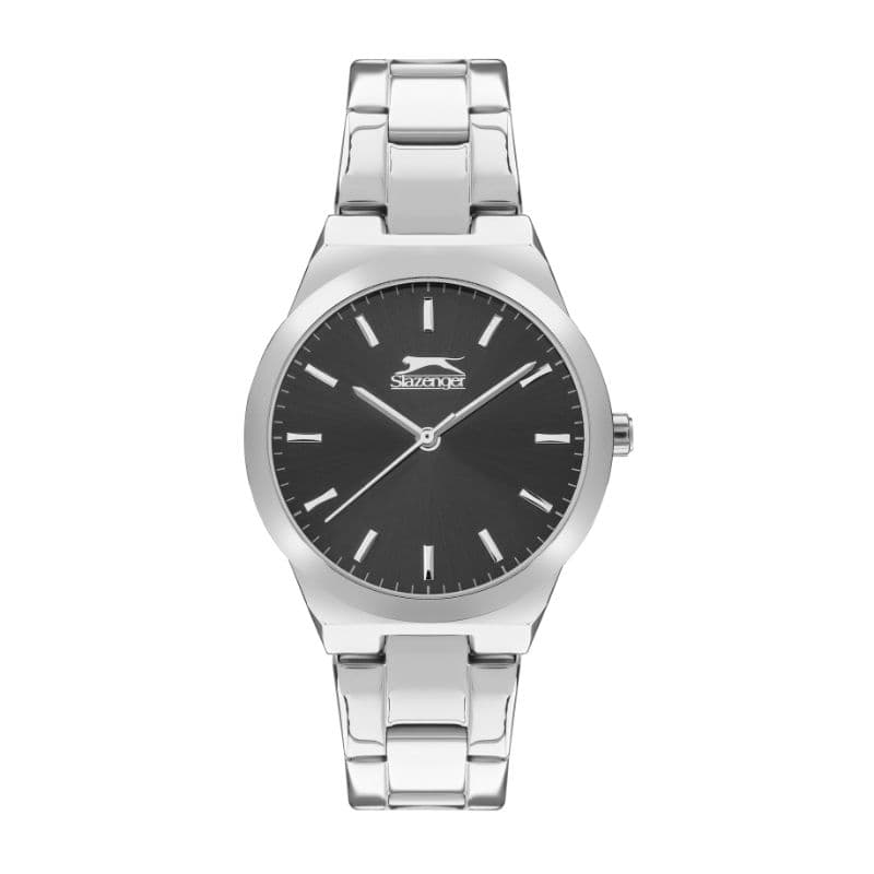 Slazenger Ladies Stainless Steel Watch SL.09.2075.3.06 Black