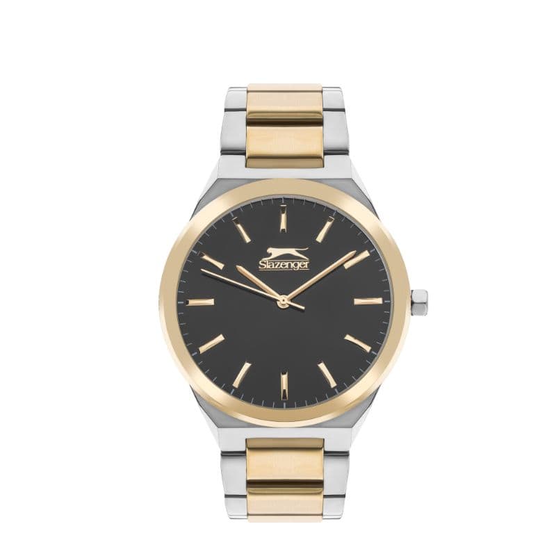 Slazenger Gents Stainless Steel Watch SL.09.2081.1.04 Black
