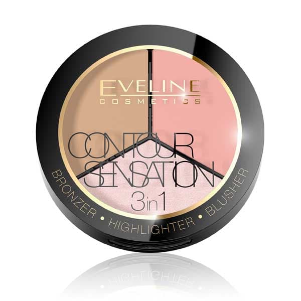 Eveline 3 IN 1 Peach Beige Contour Sensation