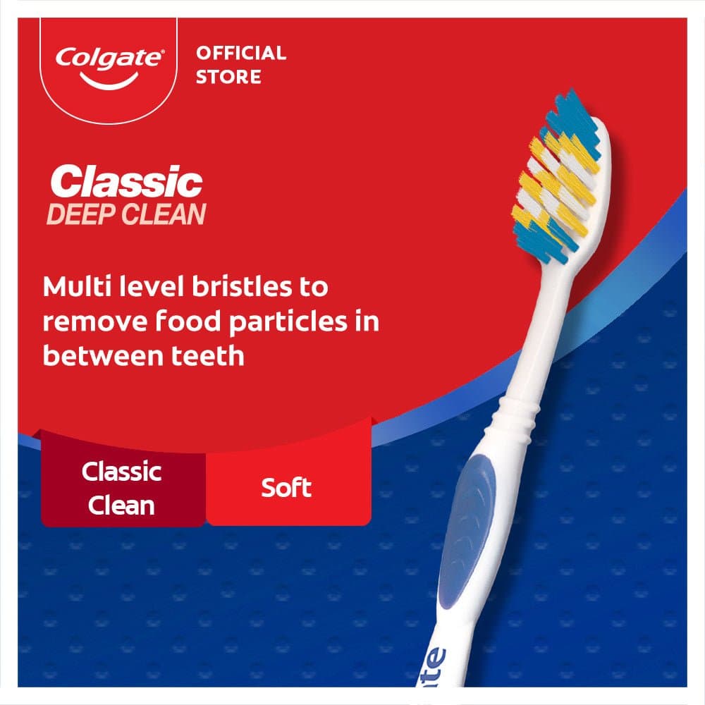 Colgate Classic Deep Clean Toothbrush - Soft