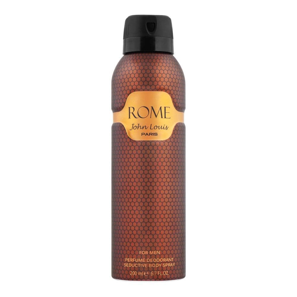 John Louis Paris Rome For Men Perfumed Deodorant Seductive Body Spray 200ml