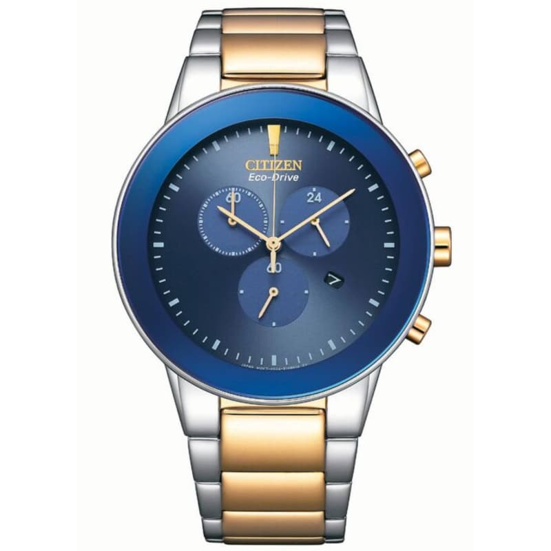 Citizen Quartz Men Watch AT2244-84L Steel Blue