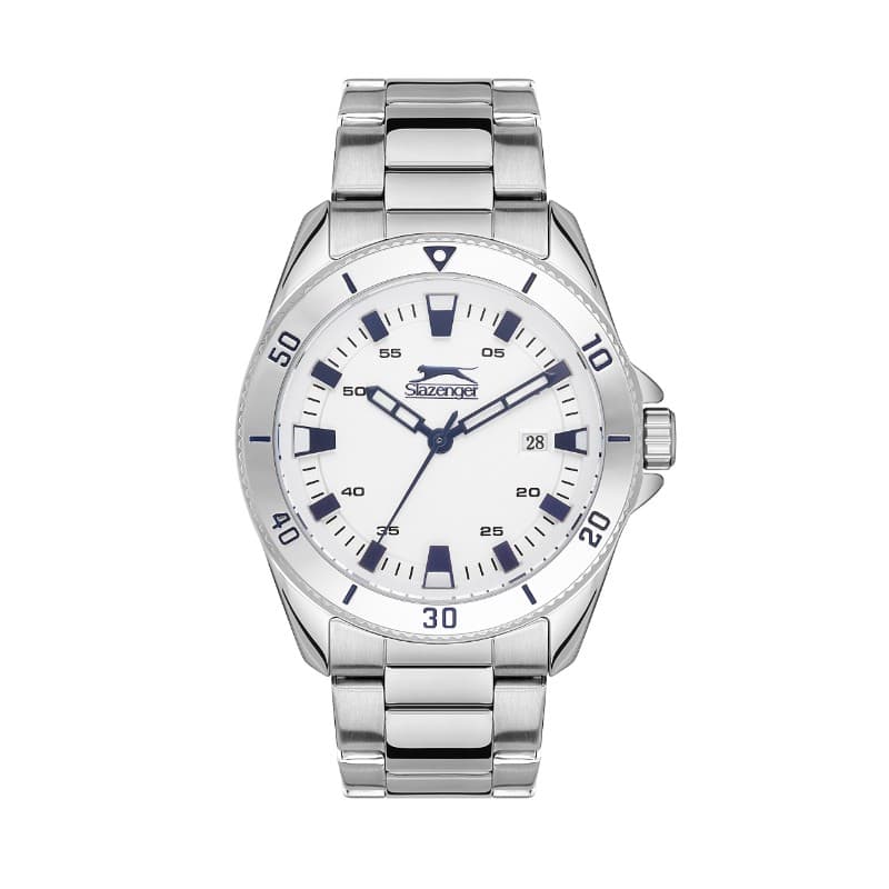 Slazenger Gents Stainless Steel Watch SL.09.2114.2.01 Silver