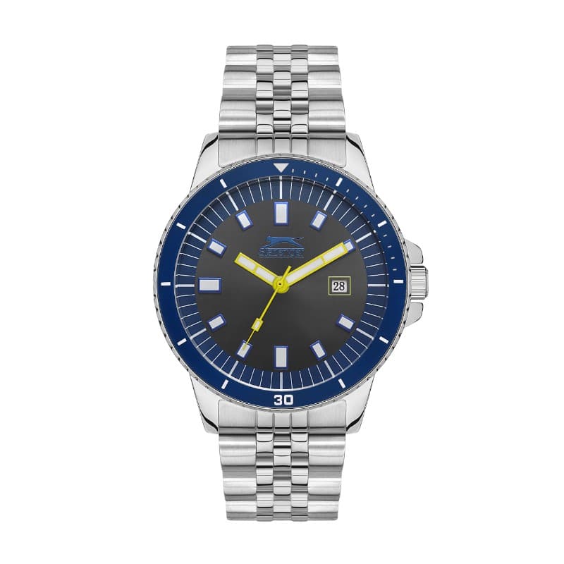 Slazenger Gents Stainless Steel Watch SL.09.2135.1.01 Black