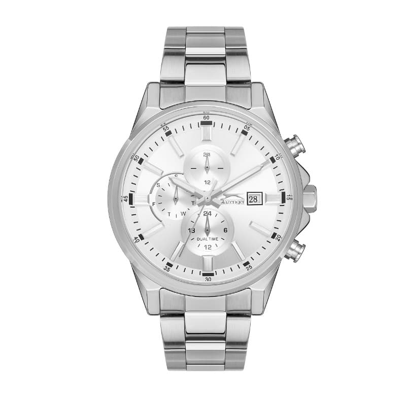 Slazenger Gents Stainless Steel Watch SL.09.2139.2.01 Silver