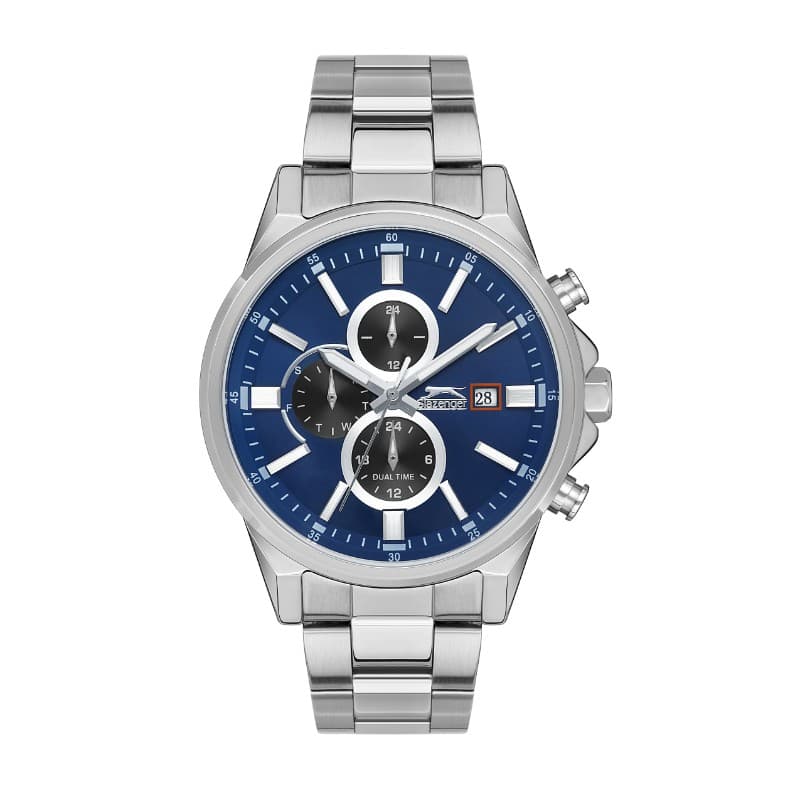 Slazenger Gents Stainless Steel Watch SL.09.2139.2.02 Blue