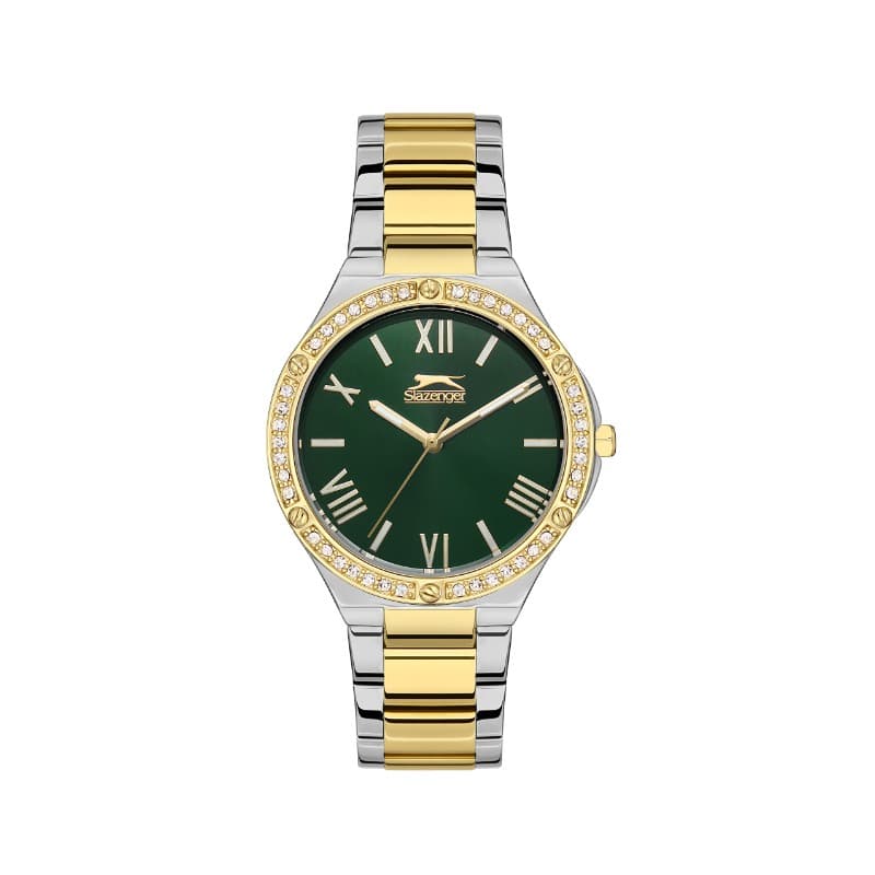 Slazenger Ladies Stainless Steel Watch SL.09.2141.3.03 Green