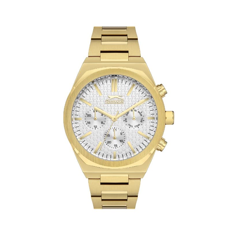 Slazenger Gents Stainless Steel Watch SL.9.2137.2.02 Silver