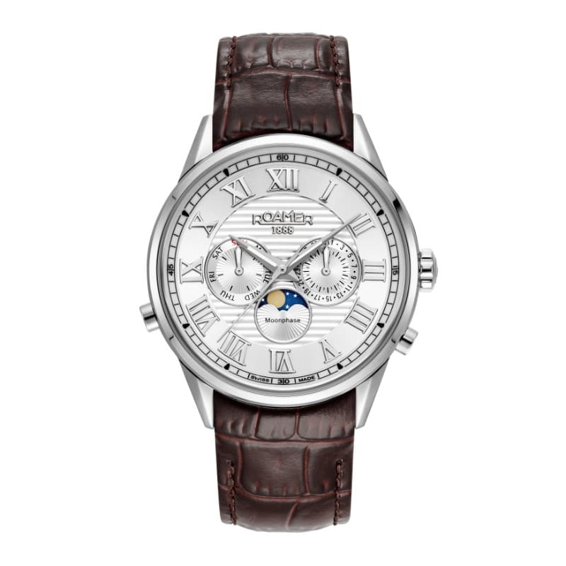 Roamer Gents Quartz Round Watch 513821 41 25 05