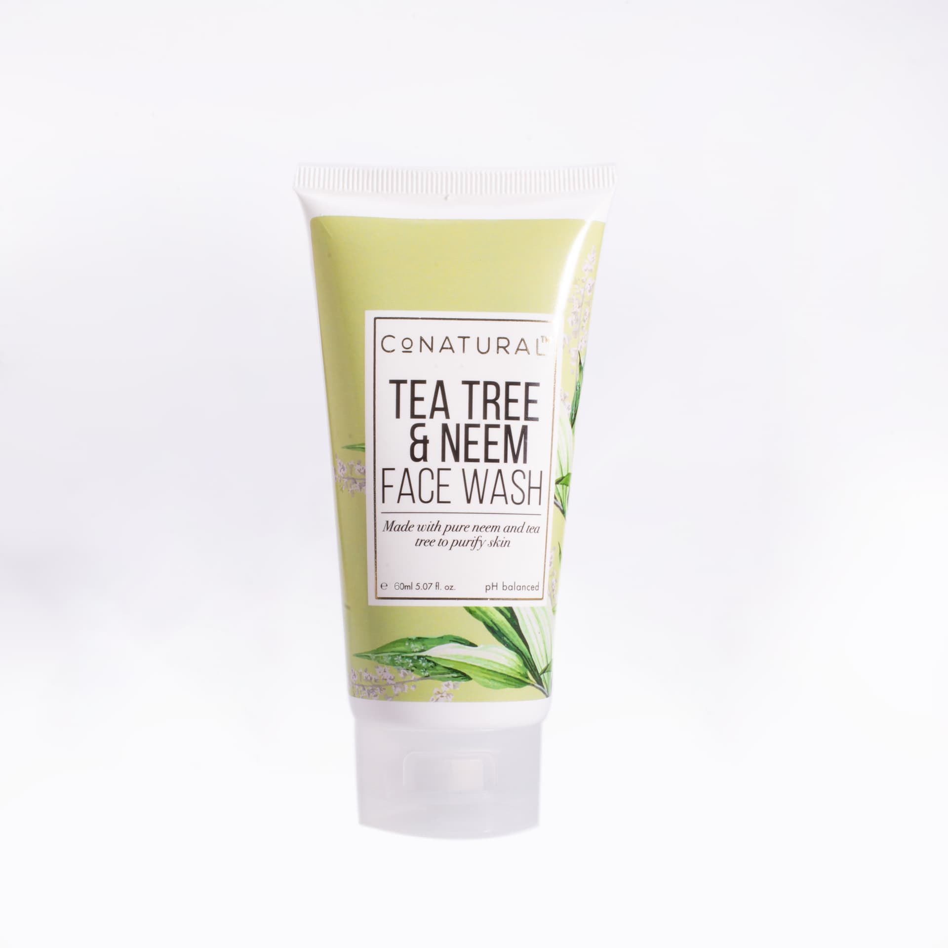 Conatural Tea Tree & Neem Face Wash 60ml