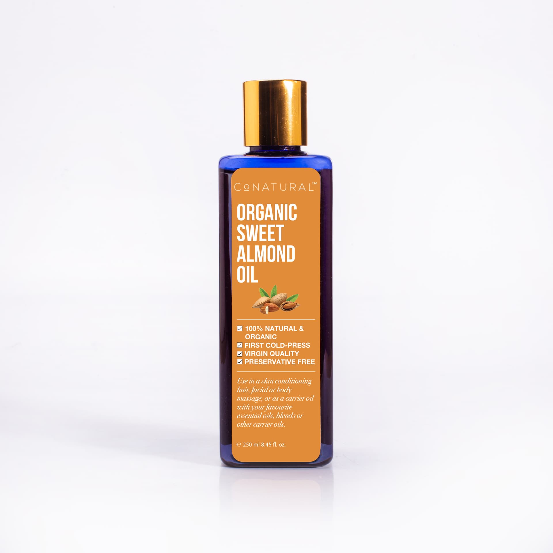 Conatural Organic Sweet Almond Oil 250ml