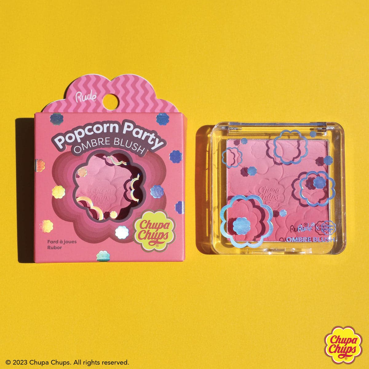 Rude Chupa Chups Popcorn Party Ombre Blush - TESTER