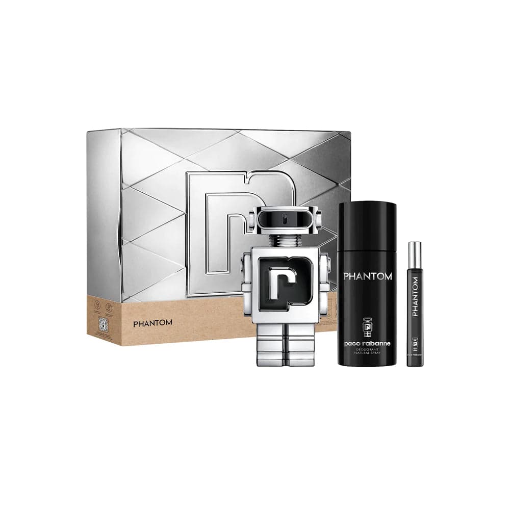 Paco Rabanne Phantom EDT 100ml + Miniature 10ml + Deodorant 150 ml details