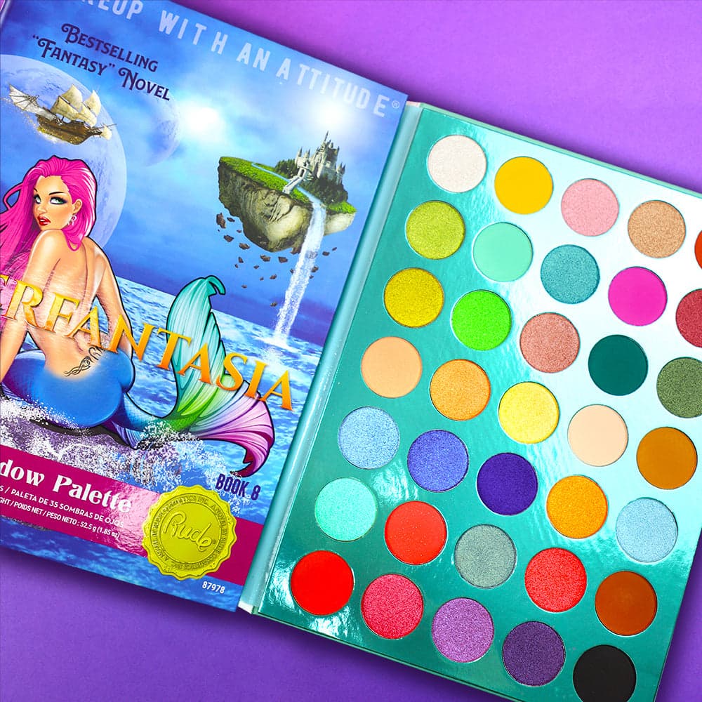 Rude Merfantasia 35 Eyeshadow Palette Book 8 - TESTER