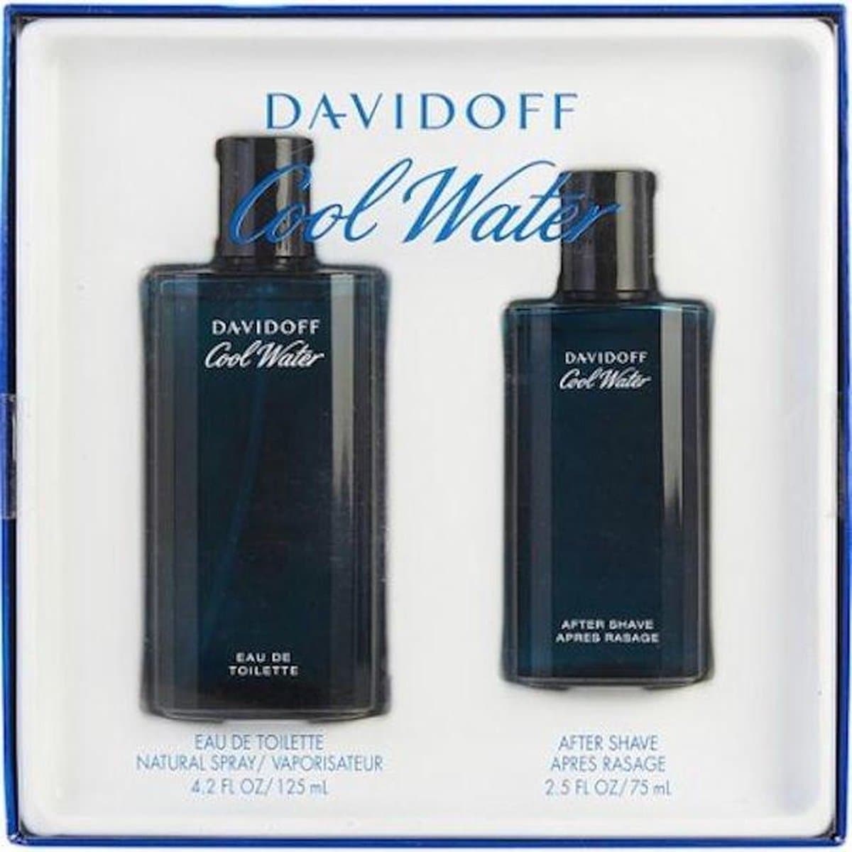 Davidoff Cool Water For Men Set 125ml EDT + 75ml After Shave
