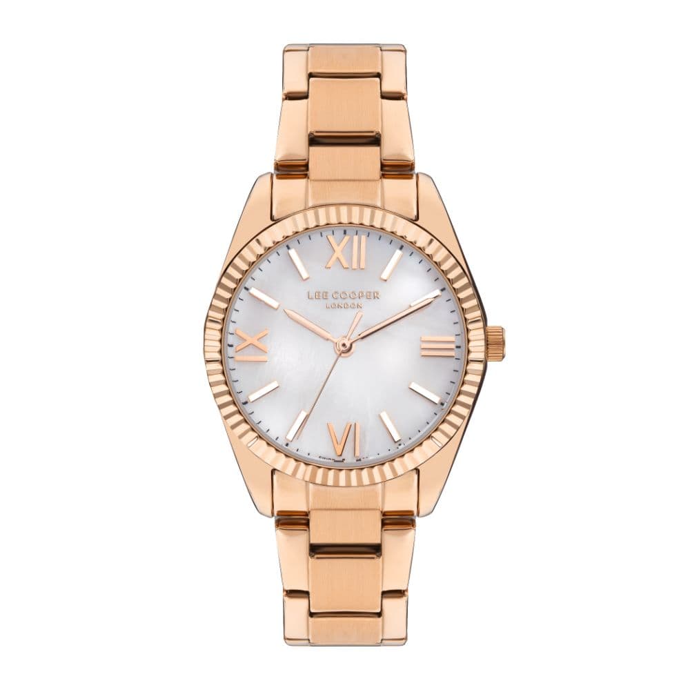 Lee Cooper Ladies Super Metal Watch LC07868.420 White Mop