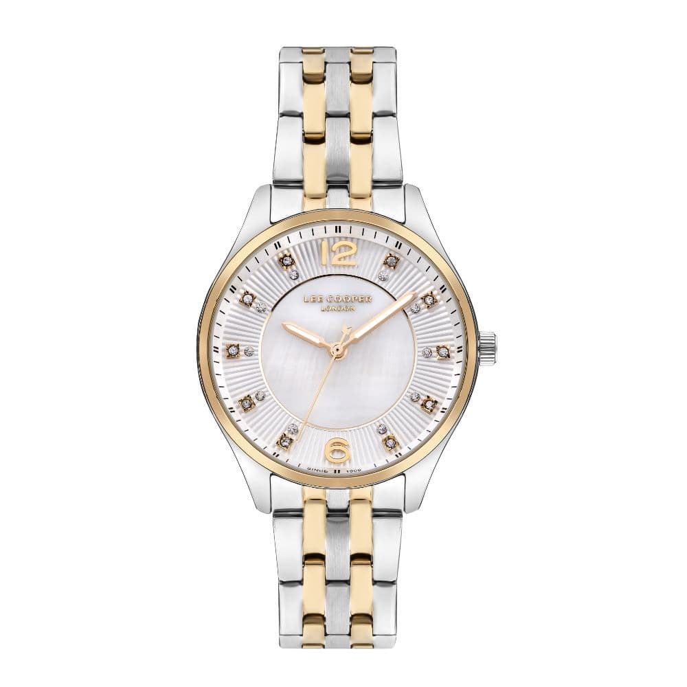 Lee Cooper Ladies Super Metal Watch LC07832.220 White Mop