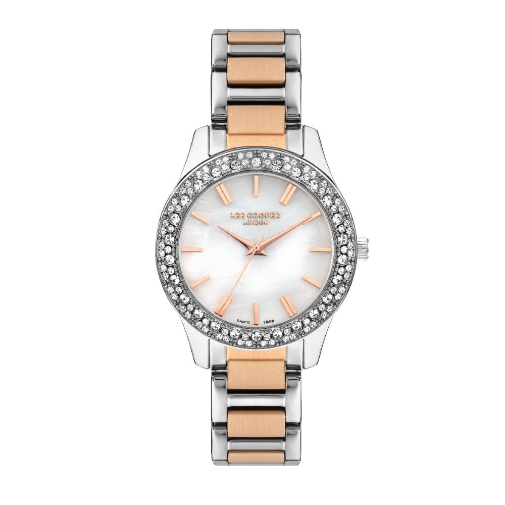 Lee Cooper Ladies Super Metal Watch LC07869.520 White Mop