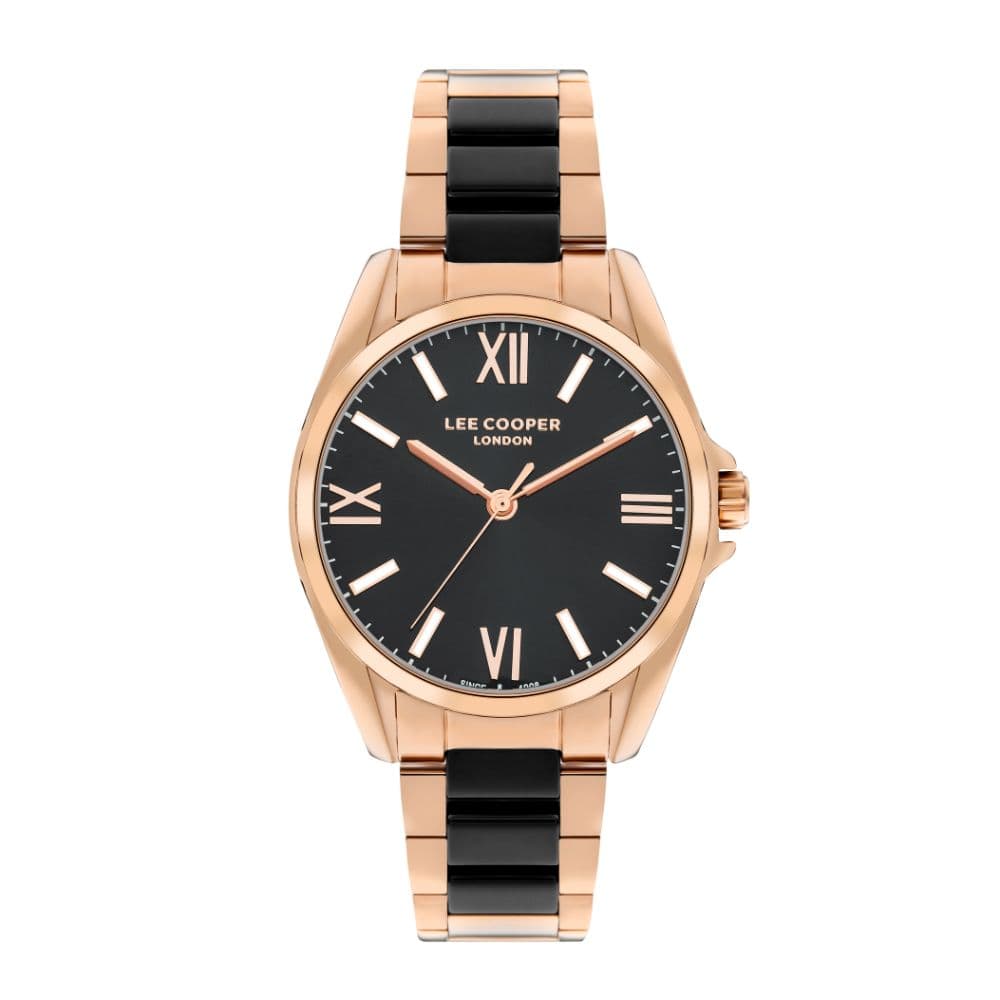 Lee Cooper Ladies Super Metal Watch LC07873.450 Black