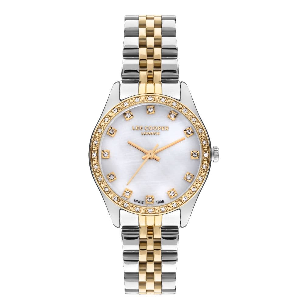 Lee Cooper Ladies Super Metal Watch LC07818.220 White Mop