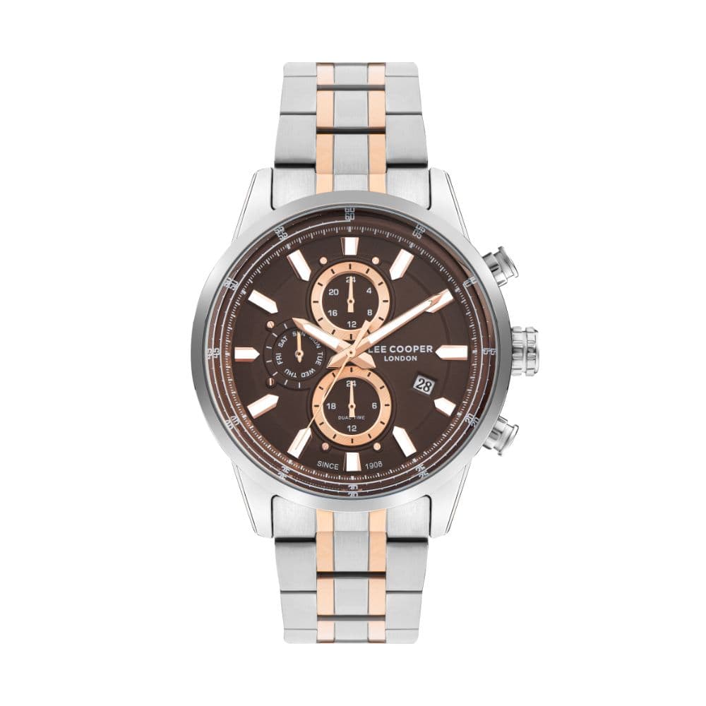 Lee Cooper Gents Super Metal Watch LC07836.540 Brown
