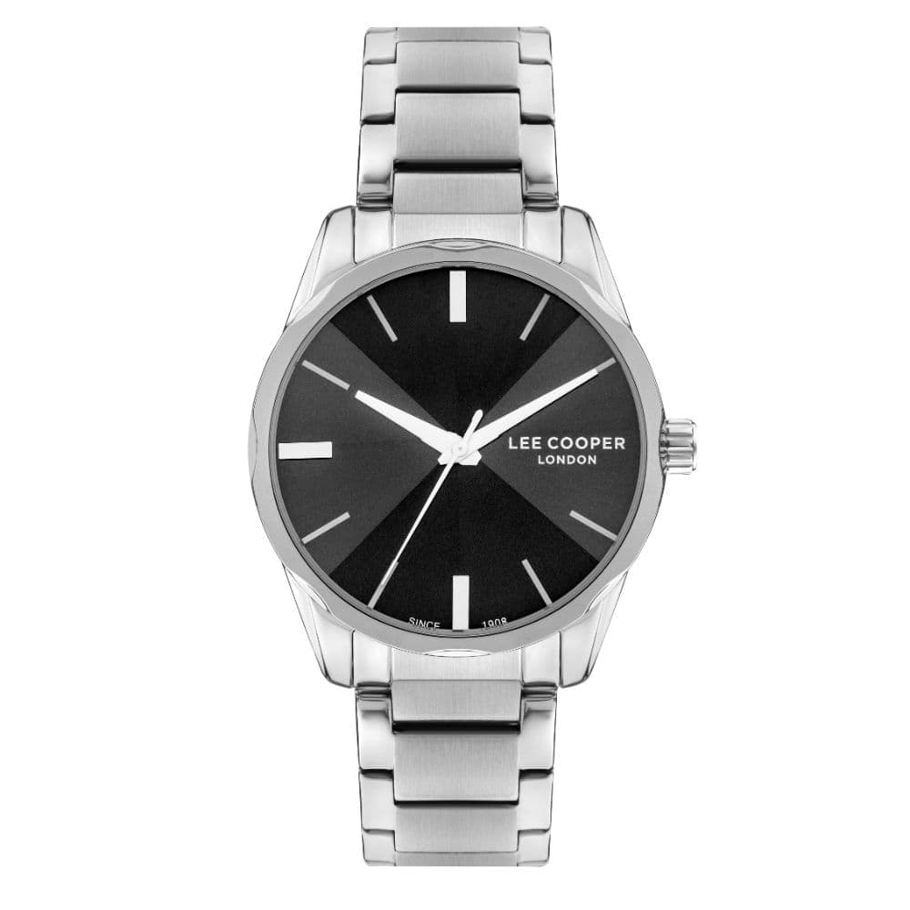 Lee Cooper Gents Super Metal Watch LC07808.350 Black
