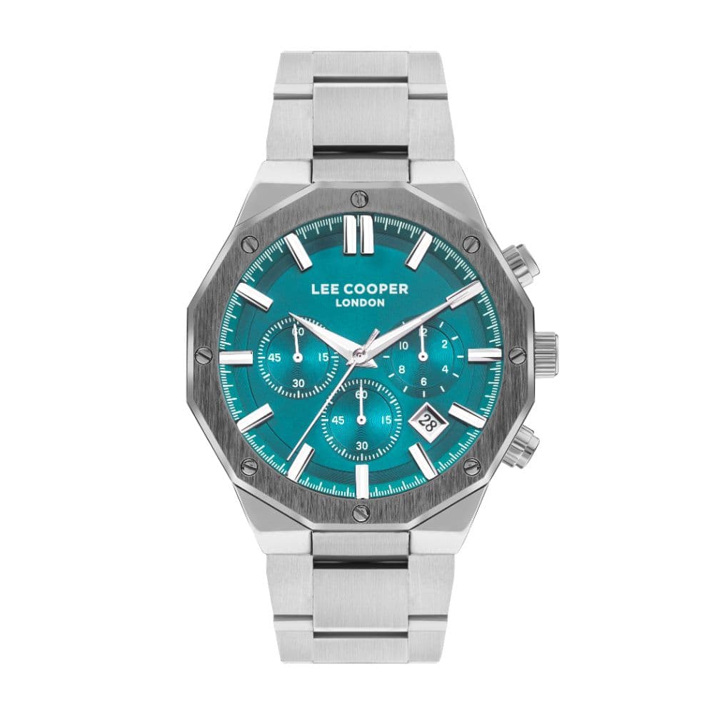Lee Cooper Gents Super Metal Watch LC07807.340 L.Green